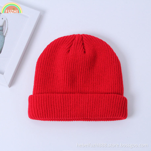 New arrival cool solid boy winter hats